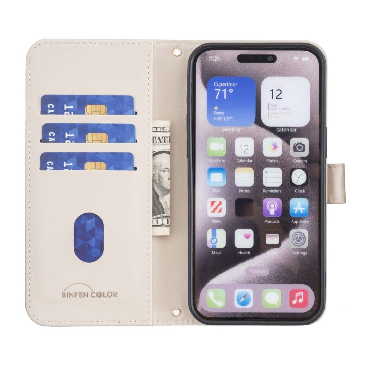 For Google Pixel 9 Pro Square Texture Leather Phone Case(Beige) - Google Cases by PMC TechLife | Online Shopping South Africa | PMC TechLife | Buy Now Pay Later Mobicred