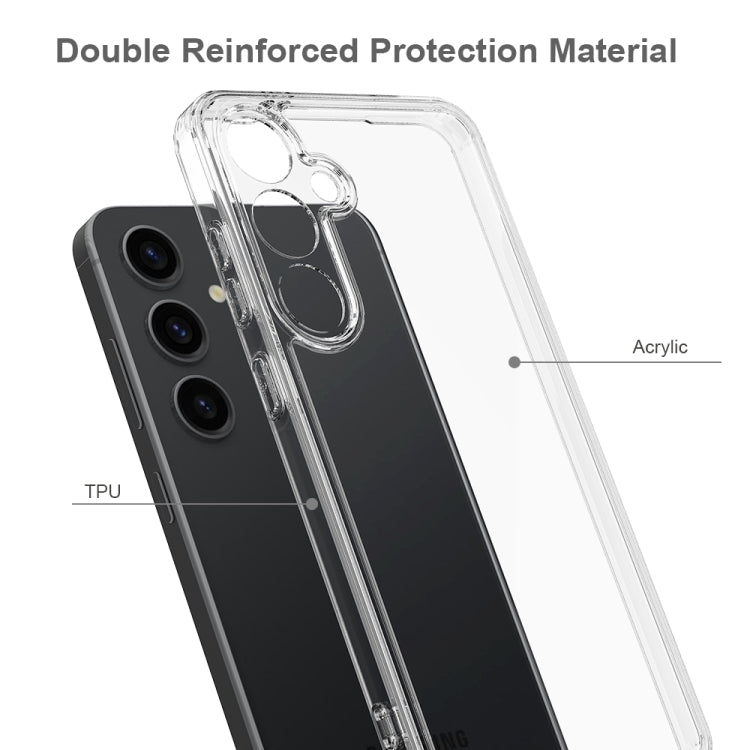 For Samsung Galaxy S25+ 5G Scratchproof Acrylic TPU Phone Case(Transparent) - Galaxy S25+ 5G Cases by PMC Jewellery | Online Shopping South Africa | PMC Jewellery | Buy Now Pay Later Mobicred