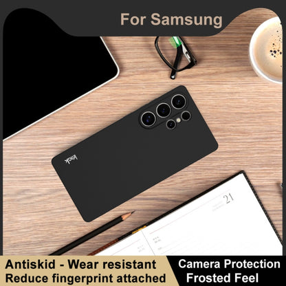 For Samsung Galaxy S25 Ultra 5G imak UC-3 Series Shockproof Frosted TPU Phone Case(Black) - Galaxy S25 Ultra 5G Tempered Glass by imak | Online Shopping South Africa | PMC Jewellery | Buy Now Pay Later Mobicred