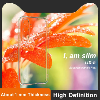 For Samsung Galaxy S24 FE 5G imak UX-5 Series Super Slim Transparent Shockproof TPU Protective Case(Transparent) - Galaxy S24 FE 5G Cases by imak | Online Shopping South Africa | PMC Jewellery | Buy Now Pay Later Mobicred