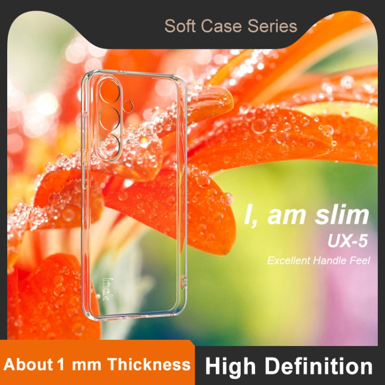 For Samsung Galaxy S25 5G imak UX-5 Series Super Slim Transparent Shockproof TPU Protective Case(Transparent) - Galaxy S25 5G Cases by imak | Online Shopping South Africa | PMC Jewellery | Buy Now Pay Later Mobicred