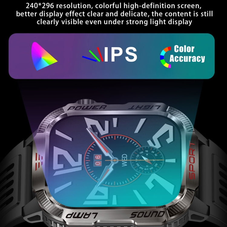 HT29 2.01 inch IPS Screen Triple Proof Smart Watch with Banknote Detector Light(Green) - Smart Watches by PMC Jewellery | Online Shopping South Africa | PMC Jewellery | Buy Now Pay Later Mobicred