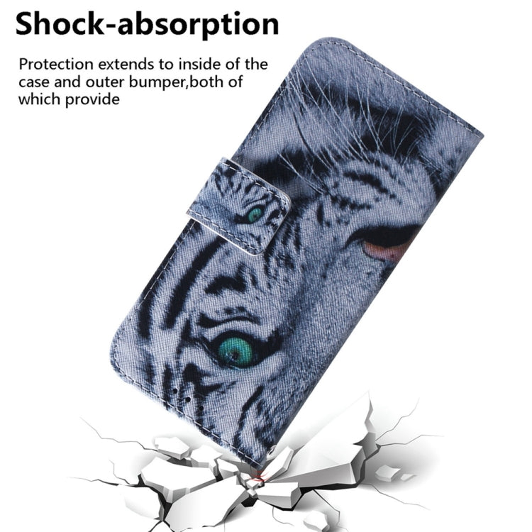 For Samsung Galaxy S25 5G Coloured Drawing Flip Leather Phone Case(Tiger) - Galaxy S25 5G Cases by PMC Jewellery | Online Shopping South Africa | PMC Jewellery | Buy Now Pay Later Mobicred