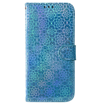 For Samsung Galaxy S25 5G Colorful Magnetic Buckle Leather Phone Case(Blue) - Galaxy S25 5G Cases by PMC Jewellery | Online Shopping South Africa | PMC Jewellery | Buy Now Pay Later Mobicred