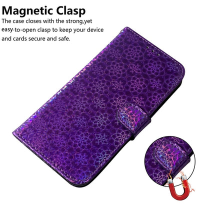 For Samsung Galaxy S25+ 5G Colorful Magnetic Buckle Leather Phone Case(Purple) - Galaxy S25+ 5G Cases by PMC Jewellery | Online Shopping South Africa | PMC Jewellery | Buy Now Pay Later Mobicred