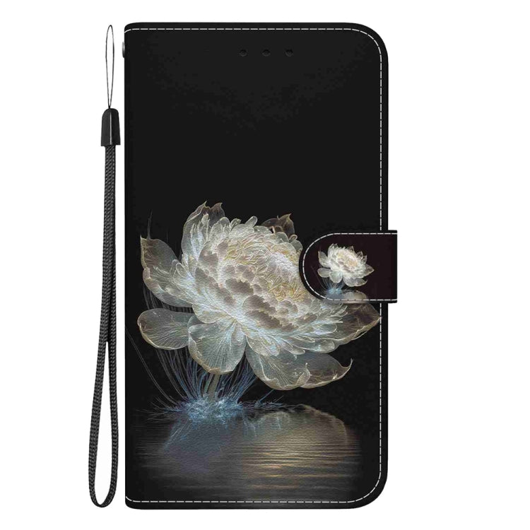 For Samsung Galaxy S25 5G Crystal Texture Colored Drawing Leather Phone Case(Crystal Peony) - Galaxy S25 5G Cases by PMC Jewellery | Online Shopping South Africa | PMC Jewellery | Buy Now Pay Later Mobicred