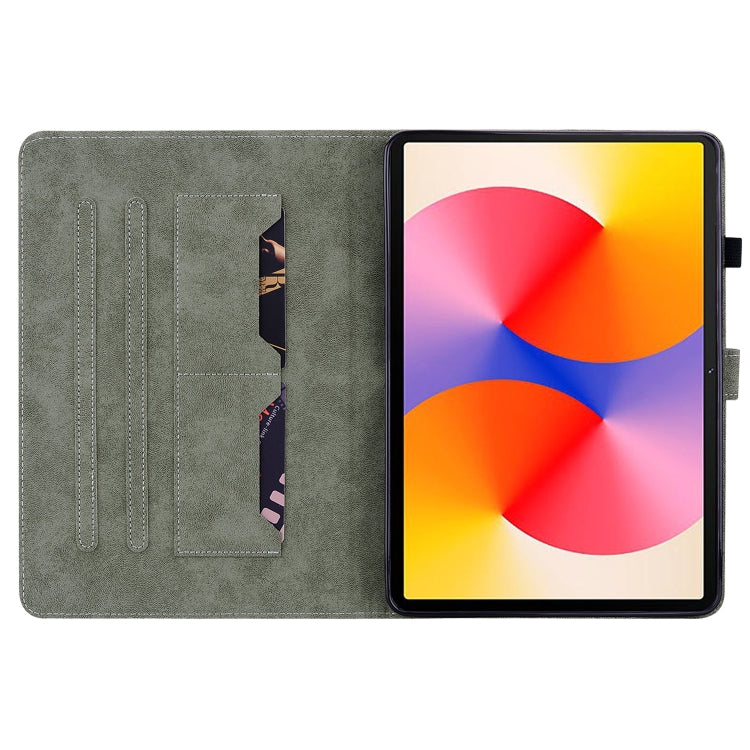 For Huawei MatePad SE 11 2024 Tiger Pattern Flip Leather Tablet Case(Purple) - Huawei by PMC Jewellery | Online Shopping South Africa | PMC Jewellery | Buy Now Pay Later Mobicred