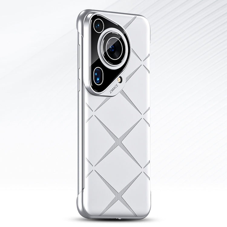 For Huawei Pura 70 Pro Borderless Upshrink Camera Protection Phone Case(Silver) - Huawei Cases by PMC Jewellery | Online Shopping South Africa | PMC Jewellery | Buy Now Pay Later Mobicred