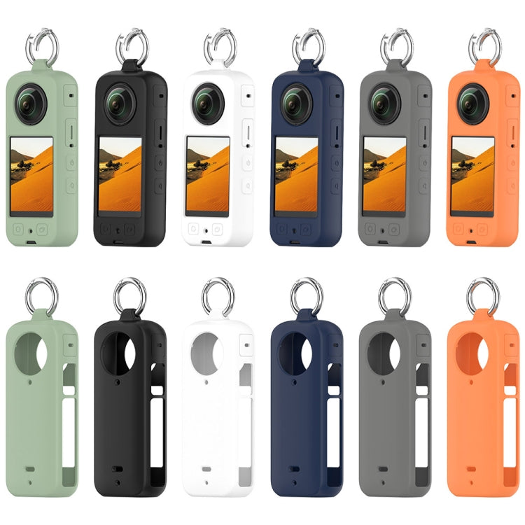 For Insta 360 X4 Portable Silicone Protective Case(Orange) - Case & Bags by PMC TechLife | Online Shopping South Africa | PMC TechLife | Buy Now Pay Later Mobicred