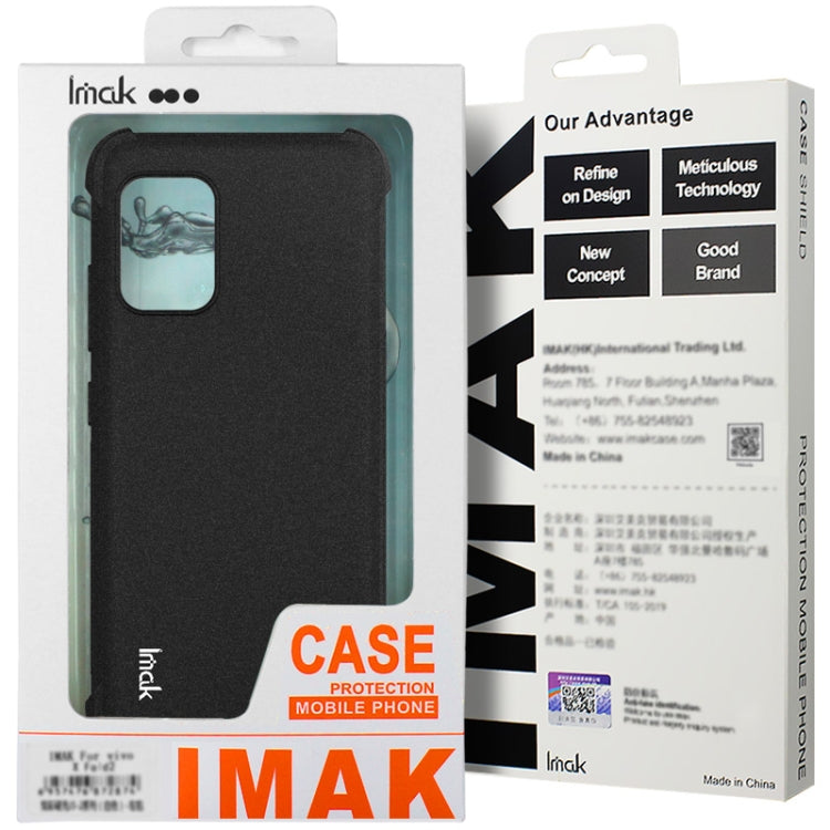 For Google Pixel 9 / Pixel 9 Pro imak Shockproof Airbag TPU Phone Case(Transparent Black) - Google Cases by imak | Online Shopping South Africa | PMC TechLife | Buy Now Pay Later Mobicred