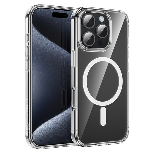 For iPhone 16 Pro Max BOROFONE BI5 Ice Shield Series MagSafe Magnetic Phone Case(Transparent) - iPhone 16 Pro Max Cases by Borofone | Online Shopping South Africa | PMC Jewellery | Buy Now Pay Later Mobicred