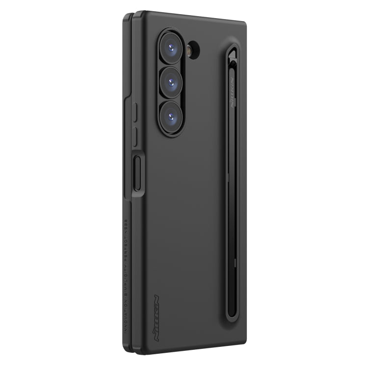 For Samsung Galaxy Z Fold6 5G NILLKIN Flex Pure PC + Liquid Silicone Phone Case with S Pen(Black) - Galaxy Z Fold6 5G Cases by NILLKIN | Online Shopping South Africa | PMC Jewellery | Buy Now Pay Later Mobicred