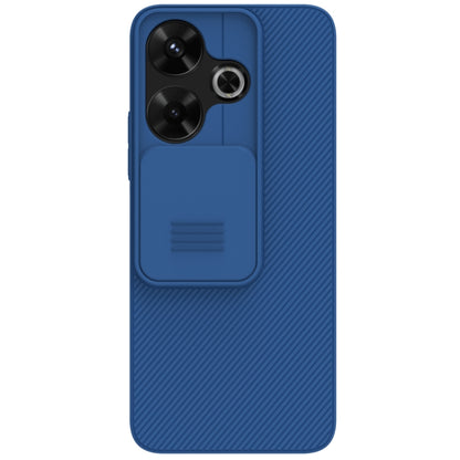 For Xiaomi Poco M6 4G NILLKIN Black Mirror Series Camshield PC Phone Case(Blue) - Xiaomi Cases by NILLKIN | Online Shopping South Africa | PMC Jewellery | Buy Now Pay Later Mobicred