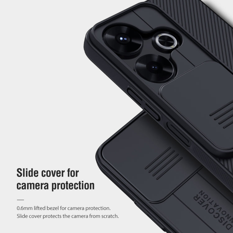 For Xiaomi Poco M6 4G NILLKIN Black Mirror Series Camshield PC Phone Case(Black) - Xiaomi Cases by NILLKIN | Online Shopping South Africa | PMC Jewellery | Buy Now Pay Later Mobicred