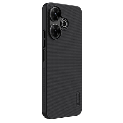 For Xiaomi Poco M6 4G NILLKIN Frosted PC Phone Case(Black) - Xiaomi Cases by NILLKIN | Online Shopping South Africa | PMC Jewellery | Buy Now Pay Later Mobicred