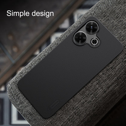 For Xiaomi Poco M6 4G NILLKIN Frosted PC Phone Case(Black) - Xiaomi Cases by NILLKIN | Online Shopping South Africa | PMC Jewellery | Buy Now Pay Later Mobicred