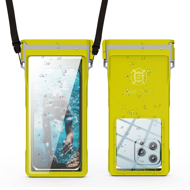 RedPepper 15m Depth Waterproof Phone Diving Pouch with Suction Cup(Yellow) - Waterproof Bag by RedPepper | Online Shopping South Africa | PMC Jewellery | Buy Now Pay Later Mobicred