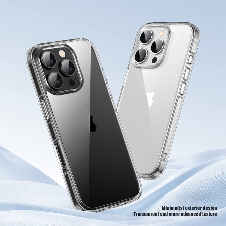 For iPhone 16 PC Hybrid TPU Full Coverage Shockproof Phone Case(Transparent) - iPhone 16 Cases by PMC TechLife | Online Shopping South Africa | PMC TechLife | Buy Now Pay Later Mobicred