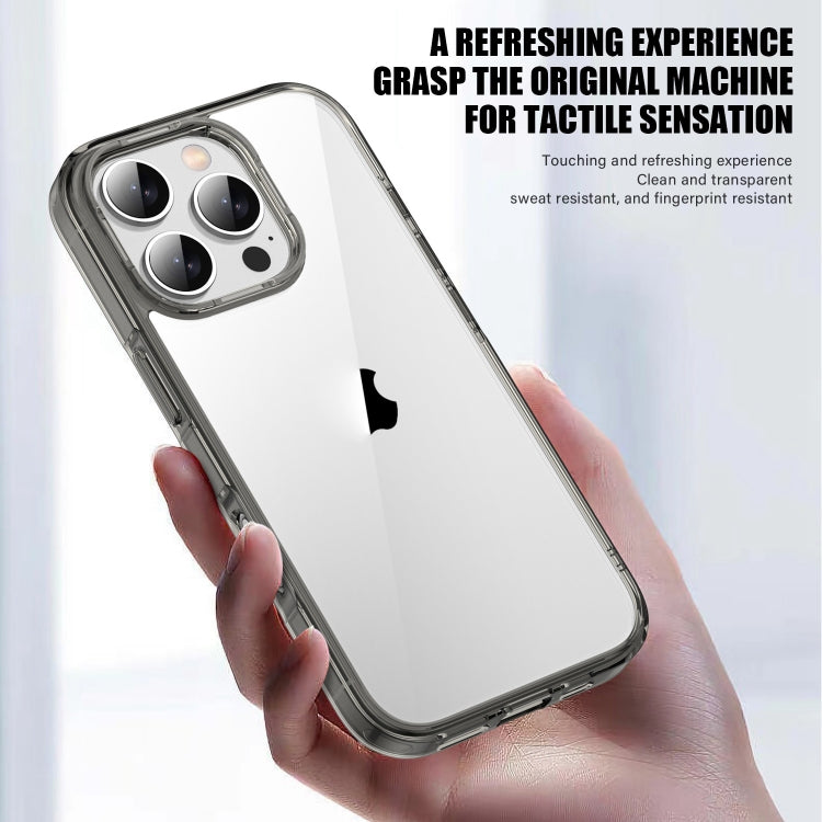For iPhone 16 PC Hybrid TPU Full Coverage Shockproof Phone Case(Transparent) - iPhone 16 Cases by PMC TechLife | Online Shopping South Africa | PMC TechLife | Buy Now Pay Later Mobicred