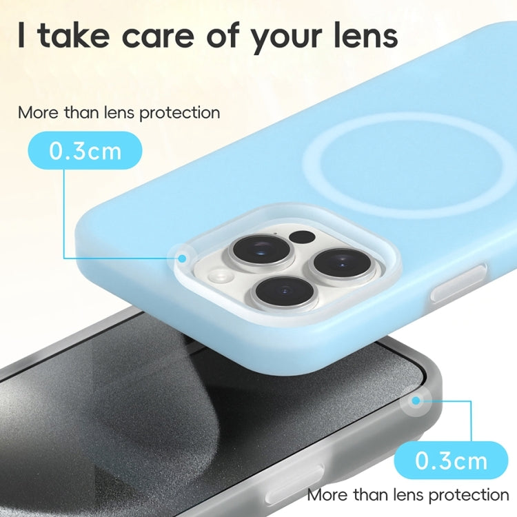 For iPhone 16 Plus Jelly Liquid Silicone MagSafe Magnetic Phone Case(White) - iPhone 16 Plus Cases by PMC TechLife | Online Shopping South Africa | PMC TechLife | Buy Now Pay Later Mobicred