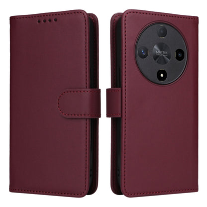 For Honor Magic6 Lite 5G BETOPNICE BN-005 2 in 1 Detachable Imitate Genuine Leather Phone Case(Wine Red) - Honor Cases by BETOPNICE | Online Shopping South Africa | PMC Jewellery | Buy Now Pay Later Mobicred