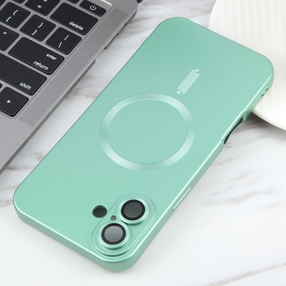 For iPhone 16 Liquid TPU Silicone Solid Color MagSafe Phone Case(Green) - iPhone 16 Cases by PMC Jewellery | Online Shopping South Africa | PMC Jewellery | Buy Now Pay Later Mobicred