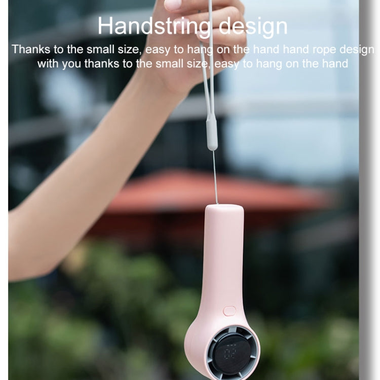 N606 Pro HD Digital Display Mini Handheld Fan(Pink) - Electric Fans by PMC TechLife | Online Shopping South Africa | PMC TechLife | Buy Now Pay Later Mobicred
