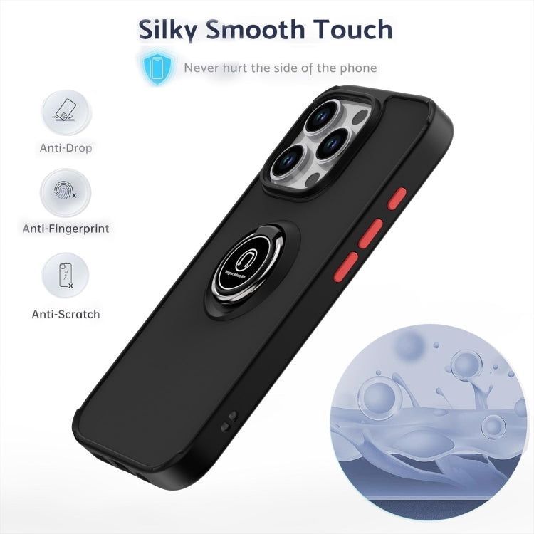 For iPhone 16 Pro Q Shadow 1 Series TPU + PC Phone Case with Ring(Royal Blue) - iPhone 16 Pro Cases by PMC TechLife | Online Shopping South Africa | PMC TechLife | Buy Now Pay Later Mobicred