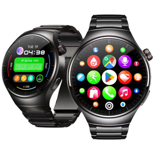 Zeblaze Thor Ultra 1.43 inch AMOLED Screen Android Smart Watch, Steel Strap(Black) - Android Watch by Zeblaze | Online Shopping South Africa | PMC Jewellery | Buy Now Pay Later Mobicred