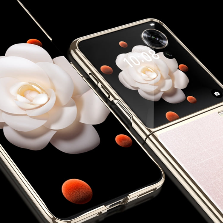 For Honor Magic V Flip GKK Electroplating Full Coverage Phone Case(Pink) - free shipping - PMC Jewellery - Order now!