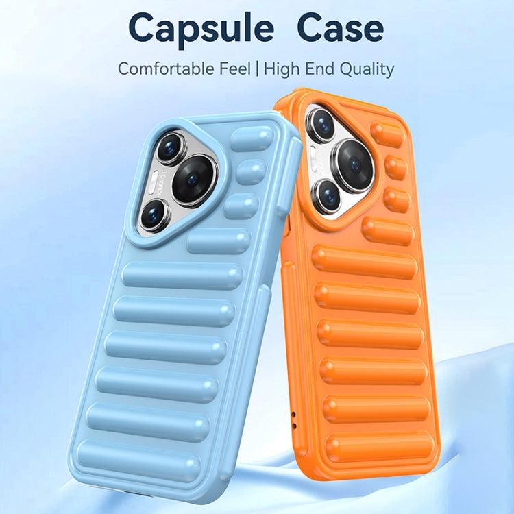 For Huawei Pura 70 Pro Capsule Series Candy Color TPU Phone Case(Orange) - Huawei Cases by PMC Jewellery | Online Shopping South Africa | PMC Jewellery | Buy Now Pay Later Mobicred