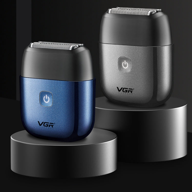 VGR V-340 5W USB Mini Portable Reciprocating Electric Shaver(Blue) - Electric Shavers by VGR | Online Shopping South Africa | PMC Jewellery | Buy Now Pay Later Mobicred