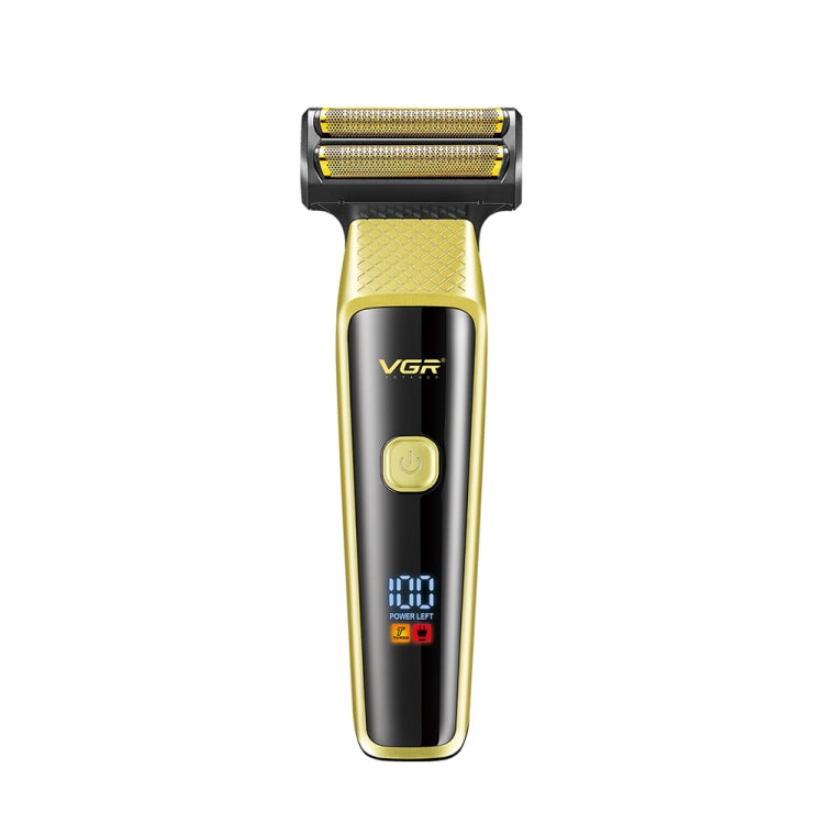 VGR V-366 5W USB 3 in 1 Nose Hair Care LCD Digital Display Electric Shaver(Yellow) - Electric Shavers by VGR | Online Shopping South Africa | PMC Jewellery | Buy Now Pay Later Mobicred