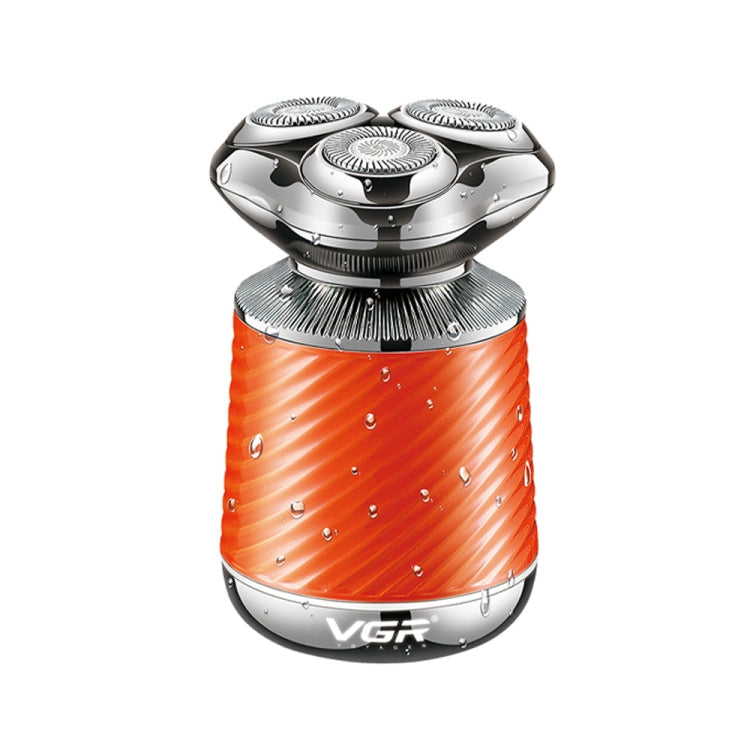VGR V-391 5W USB 3 in 1 Smart Floating Three-Head Shaver(Orange) - free shipping - PMC TechLife - Order now!