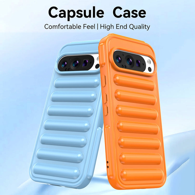 For Google Pixel 9 Capsule Series Candy Color TPU Phone Case(Transparent) - Google Cases by PMC TechLife | Online Shopping South Africa | PMC TechLife | Buy Now Pay Later Mobicred