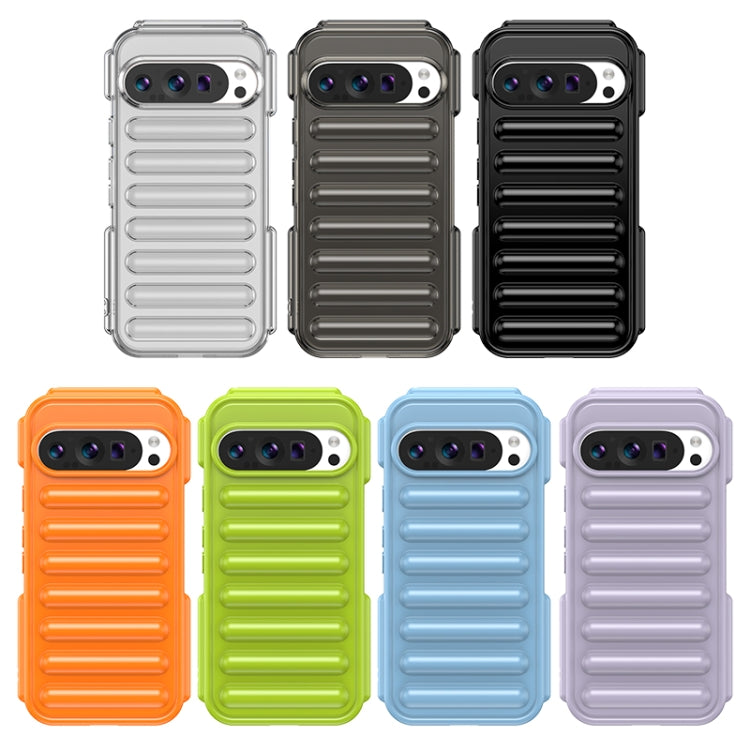 For Google Pixel 9 Capsule Series Candy Color TPU Phone Case(Transparent) - Google Cases by PMC TechLife | Online Shopping South Africa | PMC TechLife | Buy Now Pay Later Mobicred