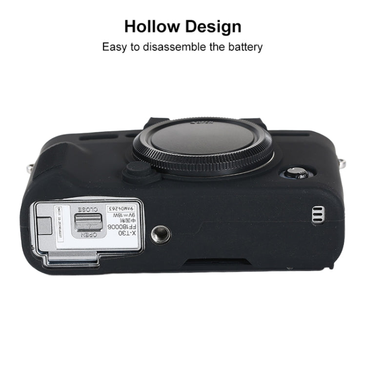 For FUJIFILM X-T30 II Soft Silicone Protective Case(Black) - Protective Case by PMC TechLife | Online Shopping South Africa | PMC TechLife | Buy Now Pay Later Mobicred