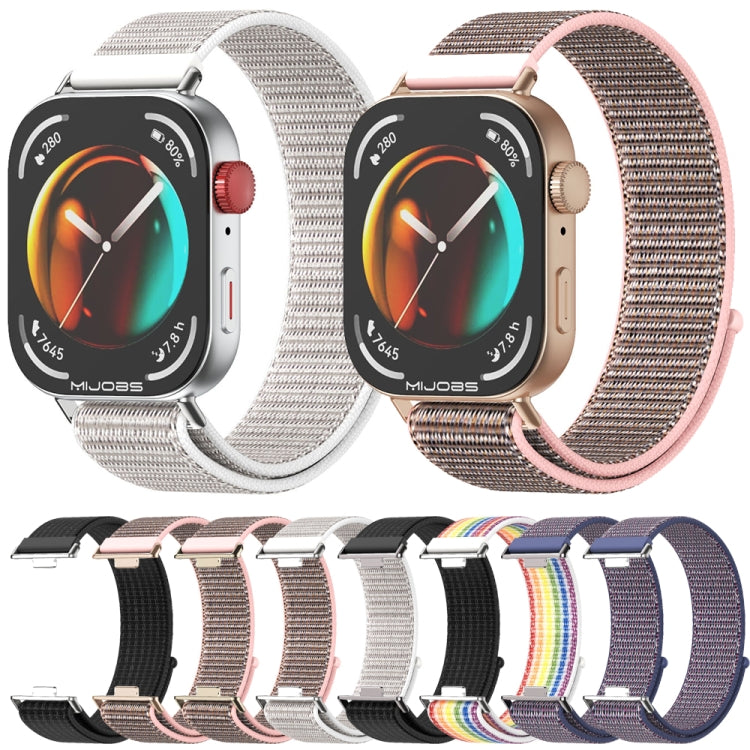 For Huawei Watch Fit3 MIJOBS Breathable Nylon Loop Watch Band(Black) - free shipping - PMc TechLife - Order now!