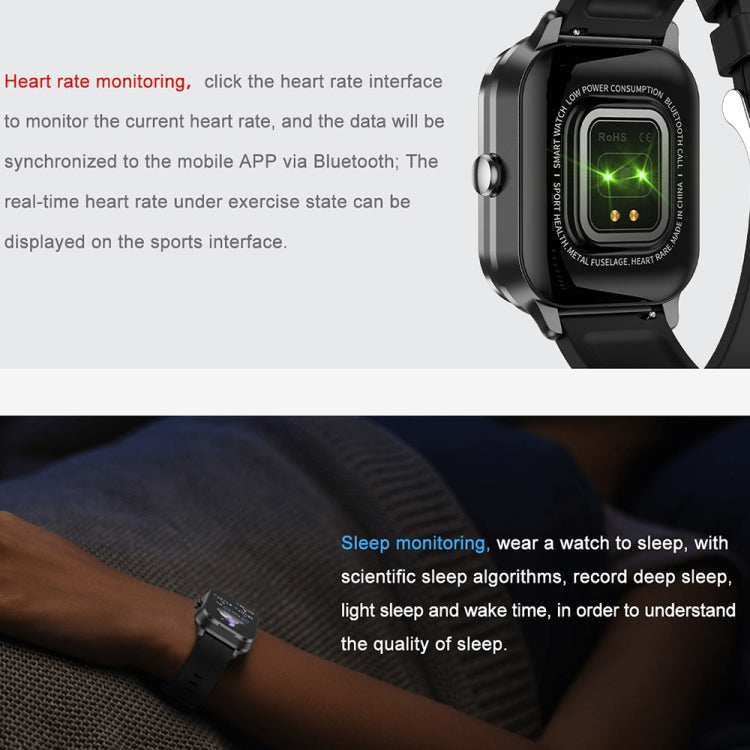 D8 Pro 2.01 inch 2 in 1 Bluetooth Earphone Steel Strap Smart Watch, Support NFC with Cover(Space Grey) - Smart Watches by PMC TechLife | Online Shopping South Africa | PMC TechLife | Buy Now Pay Later Mobicred