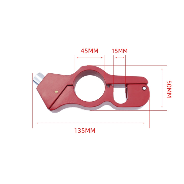 Motorcycle Anti-theft Brake Lock(Red) - Theft Protection by PMC Jewellery | Online Shopping South Africa | PMC Jewellery | Buy Now Pay Later Mobicred
