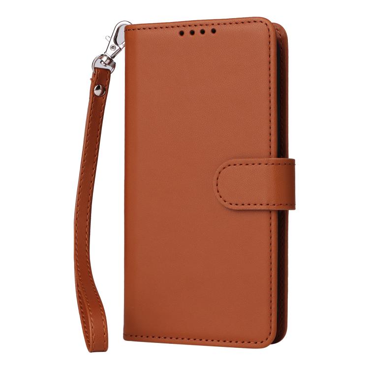 For Samsung Galaxy S25 5G BETOPNICE BN-005 2 in 1 Detachable Imitate Genuine Leather Phone Case(Brown) - Galaxy S25 5G Cases by BETOPNICE | Online Shopping South Africa | PMC Jewellery | Buy Now Pay Later Mobicred