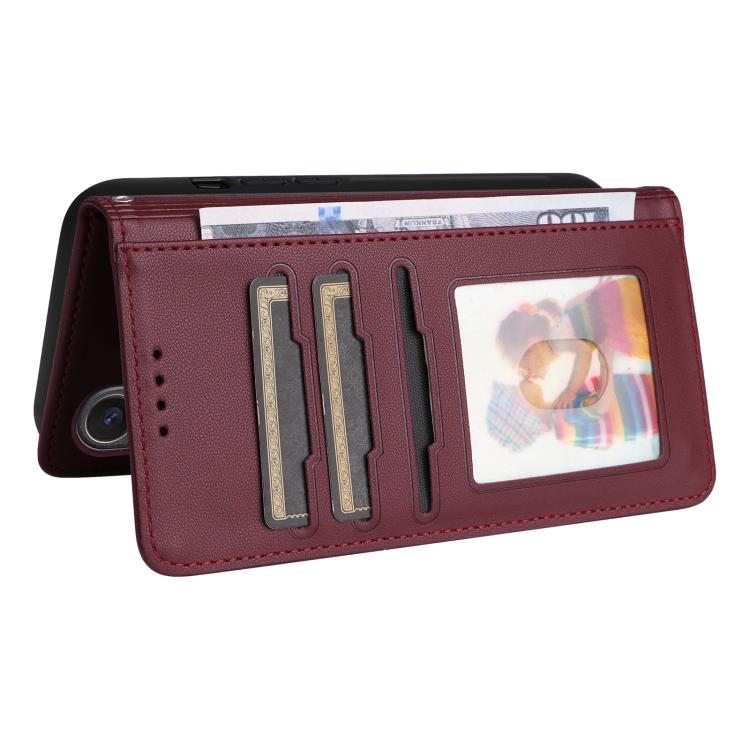 For Samsung Galaxy S25 5G BETOPNICE BN-005 2 in 1 Detachable Imitate Genuine Leather Phone Case(Wine Red) - Galaxy S25 5G Cases by BETOPNICE | Online Shopping South Africa | PMC Jewellery | Buy Now Pay Later Mobicred