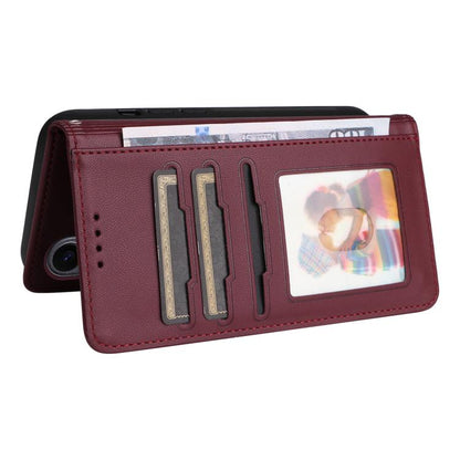 For Samsung Galaxy S25+ 5G BETOPNICE BN-005 2 in 1 Detachable Imitate Genuine Leather Phone Case(Wine Red) - Galaxy S25+ 5G Cases by BETOPNICE | Online Shopping South Africa | PMC Jewellery | Buy Now Pay Later Mobicred