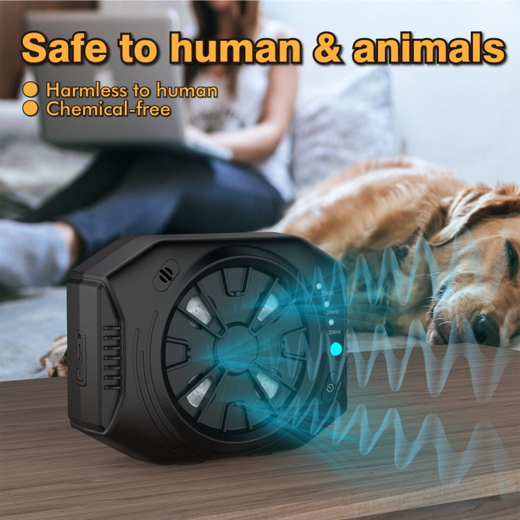 X1 Outdoor Ultrasonic Bark Stopper Dog Training Device(Black) - Training Aids by PMC TechLife | Online Shopping South Africa | PMC TechLife | Buy Now Pay Later Mobicred
