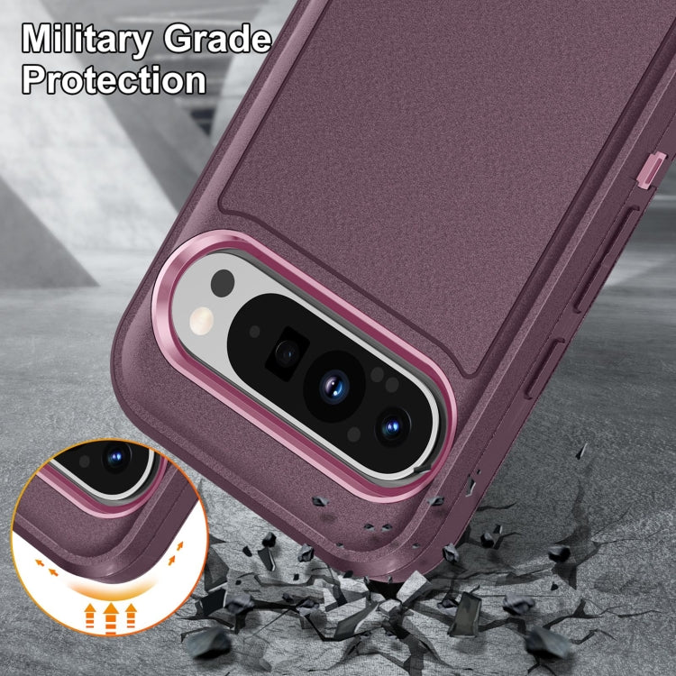For Google Pixel 9 Life Waterproof Rugged PC + Silicone Phone Case(Purple + Pink) - Google Cases by PMC TechLife | Online Shopping South Africa | PMC TechLife | Buy Now Pay Later Mobicred