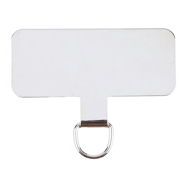 Rectangle Metal Mobile Phone Lanyard Fixing Gasket(Silver) - Lanyards & Wrist Straps by PMc TechLife | Online Shopping South Africa | PMc TechLife | Buy Now Pay Later Mobicred