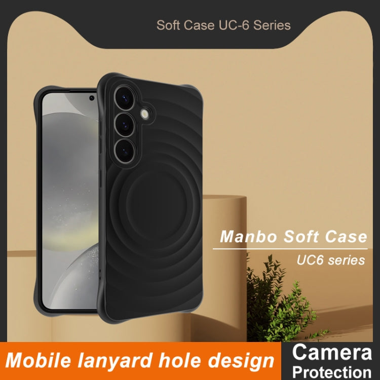 For Samsung Galaxy S25 5G IMAK UC-6 Series Manbo Frosting Soft Phone Case(Black) - Galaxy S25 5G Cases by imak | Online Shopping South Africa | PMC Jewellery | Buy Now Pay Later Mobicred