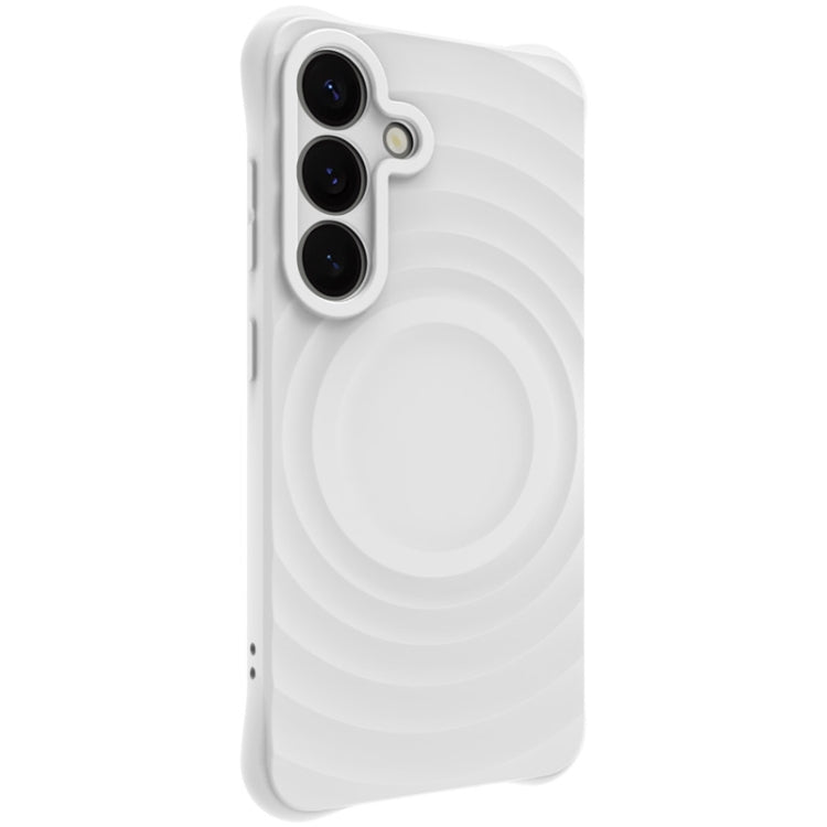 For Samsung Galaxy S25 5G IMAK UC-6 Series Manbo Frosting Soft Phone Case(White) - Galaxy S25 5G Cases by imak | Online Shopping South Africa | PMC Jewellery | Buy Now Pay Later Mobicred