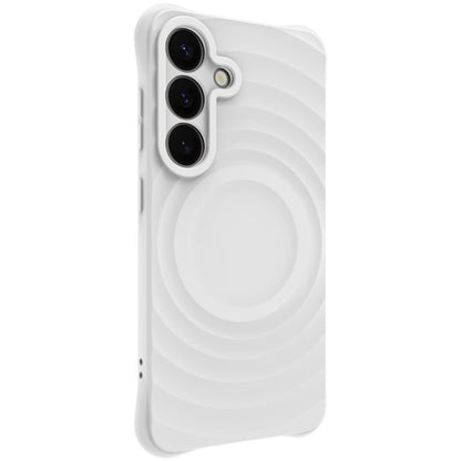 For Samsung Galaxy S25+ 5G IMAK UC-6 Series Manbo Frosting Soft Phone Case(White) - Galaxy S25+ 5G Cases by imak | Online Shopping South Africa | PMC Jewellery | Buy Now Pay Later Mobicred