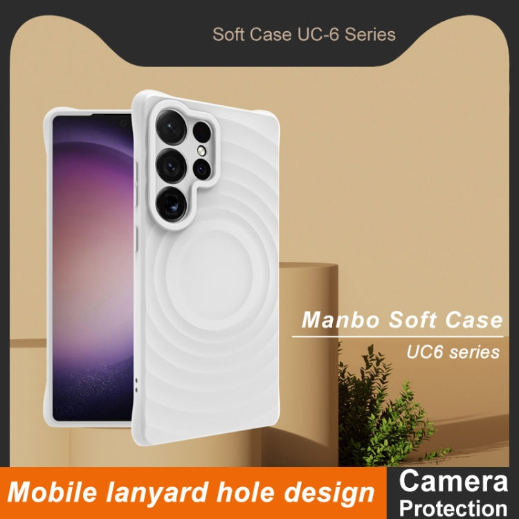 For Samsung Galaxy S25 Ultra 5G IMAK UC-6 Series Manbo Frosting Soft Phone Case(White) - Galaxy S25 Ultra 5G Cases by imak | Online Shopping South Africa | PMC Jewellery | Buy Now Pay Later Mobicred